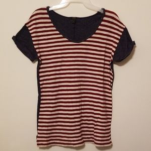 J. Crew Roll-up Sleeve Top